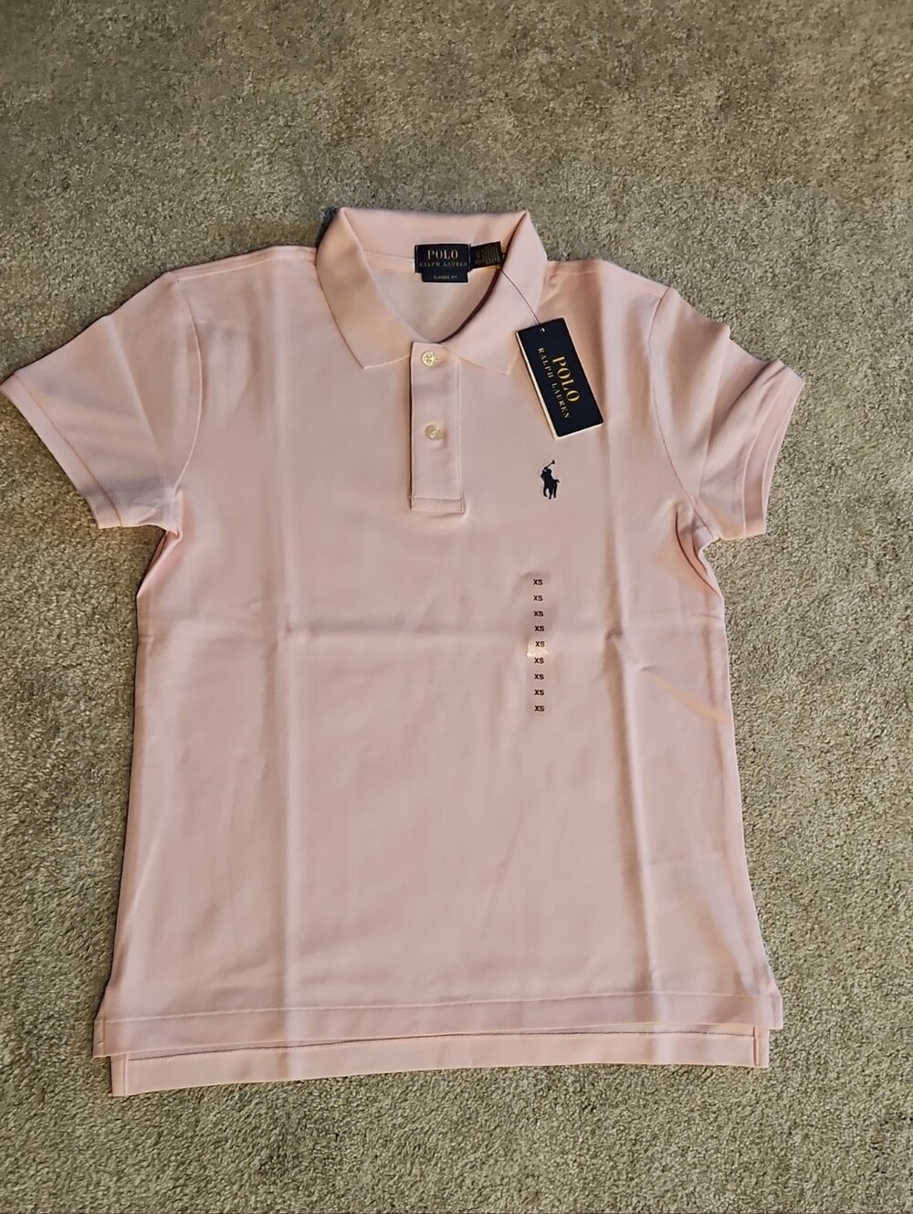 Polo by Ralph Lauren Light Pink Women's Short-Sleeve Polo